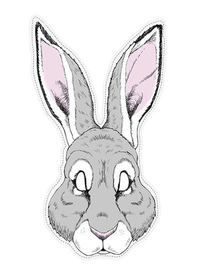 Papierová maska králika 