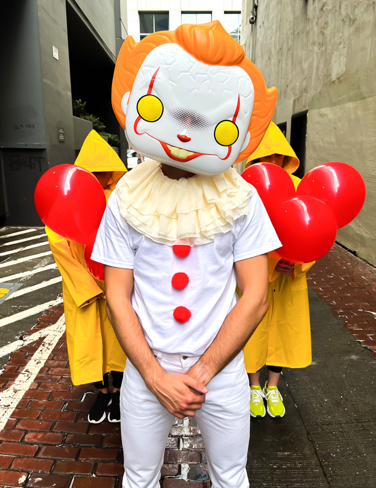 Mise en situation du masque Pennywise Funko Pop™