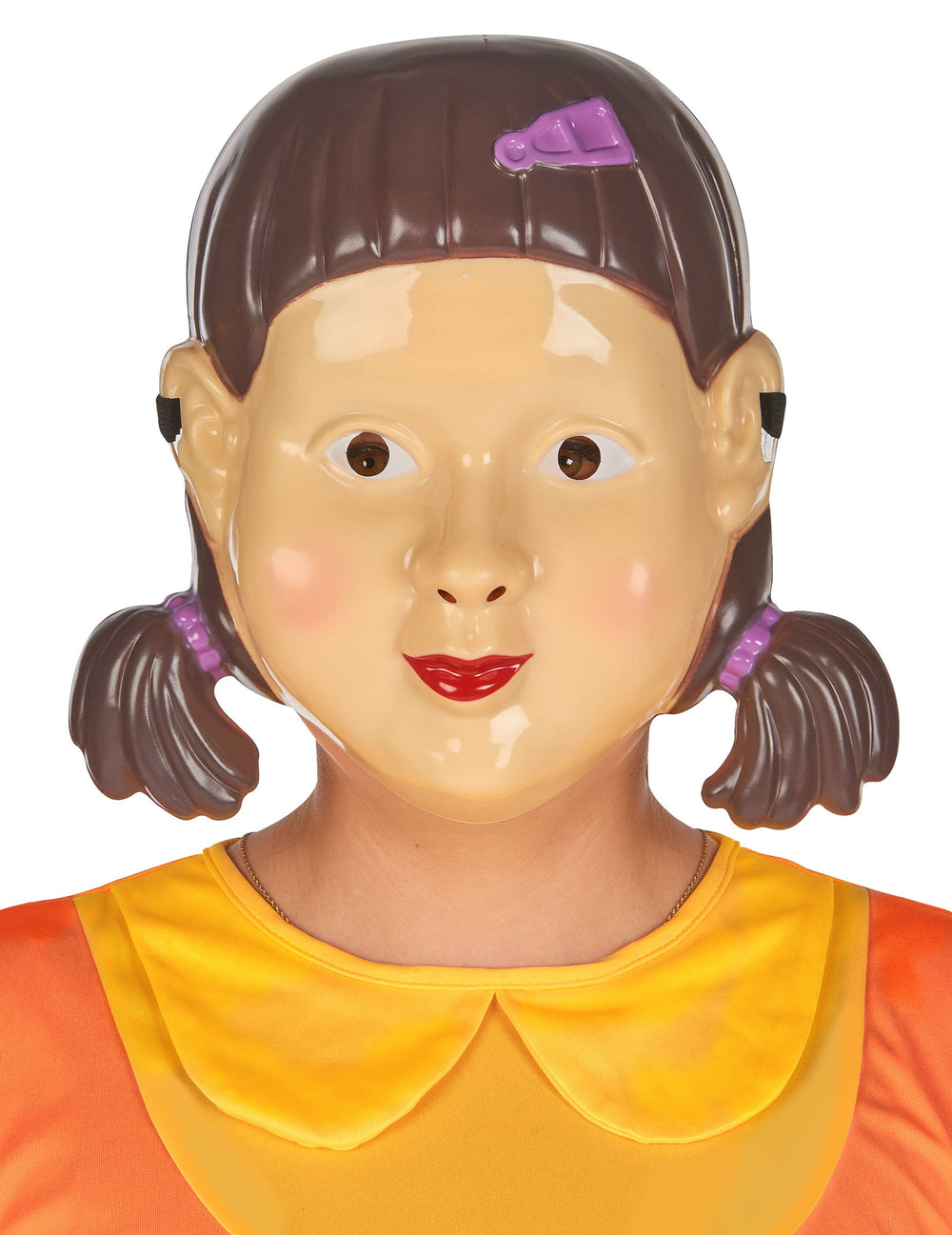 Masque de poupée tueuse pour adulte beige et marron