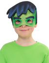 Masque preschool Hulk pour enfant vert et noir