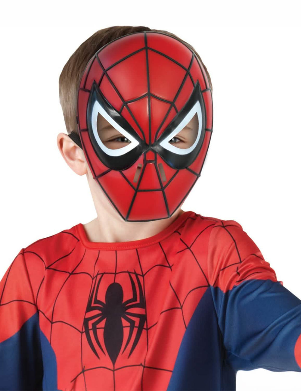 Pohľad spredu na tvrdú masku Spider-man Ultimate pre dieťa