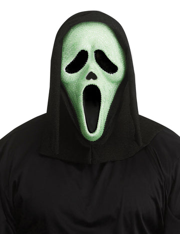 Fosforeskujúca maska Scream™ so štrasmi pre dospelých 