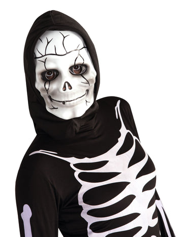 Maska kostry s detskou kapucňou