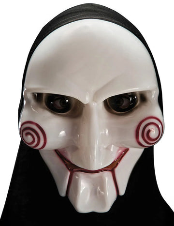 Psychopatická maska s kapucňou pre dospelých
