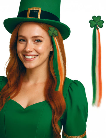 Írsky prameň vlasov s ďatelinou