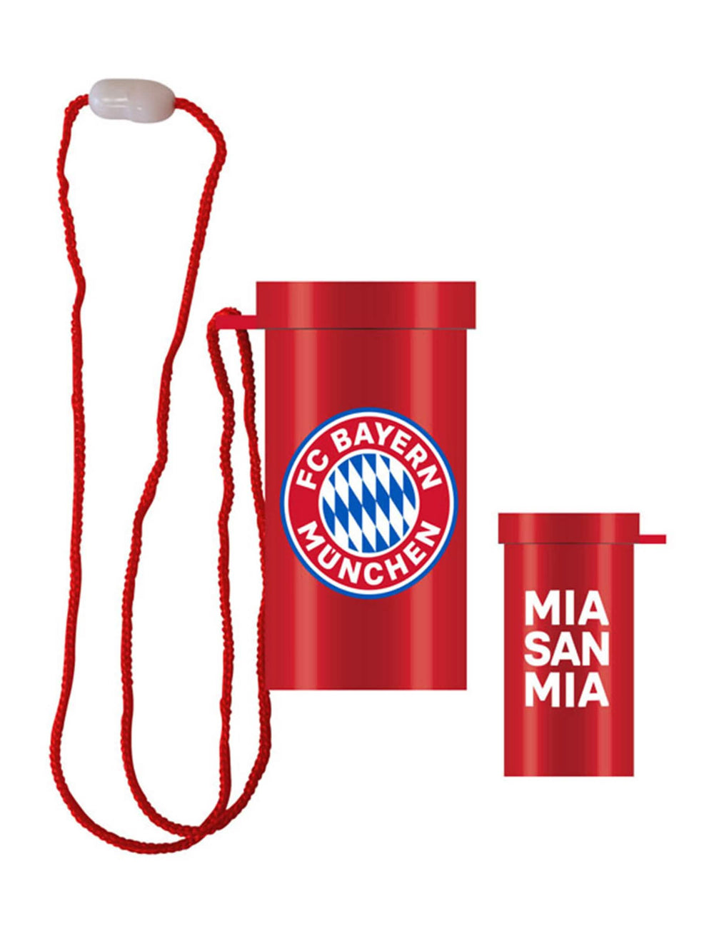 Mini trúbka FC Bayern Munich pre fanúšik červená s šnúrkou