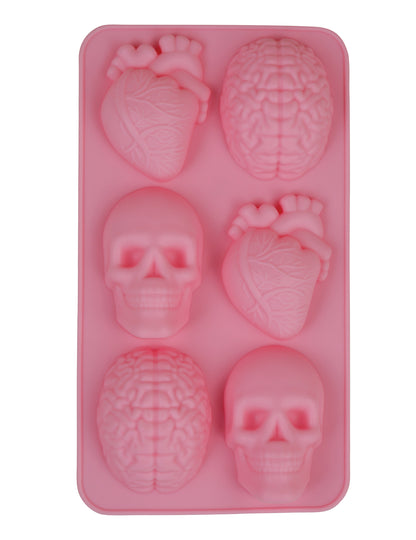 Vue de dos du moule silicone Halloween