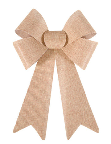 Nœud mariage champêtre pour décoration beige en jute pvc