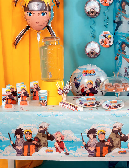 Recyklovateľný papierový obrus Naruto Shippuden™ 136 x 228 cm