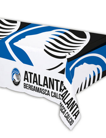 Modrobiely plastový obrus Atalanta™ 120 x 180 cm