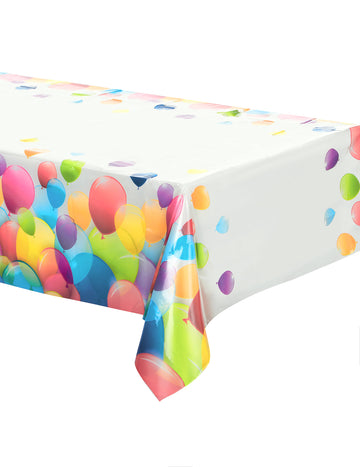 Plastový obrus s lietajúcimi balónmi 120 x 180 cm 