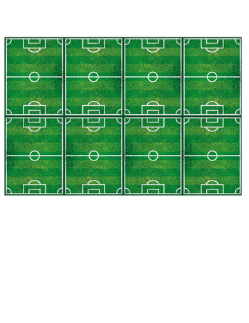 Plastový obrus na futbalovú párty, 120 x 180 cm cm futbalové ihrisko