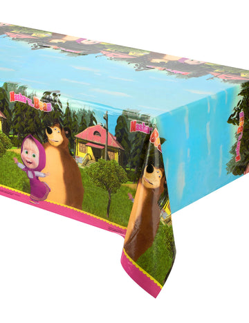 Plastový obrus Masha a Michka