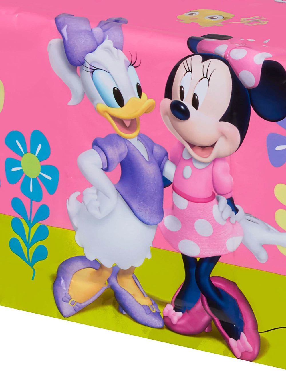 Zblízka na Minnie a Daisy z obrusu Minnie Happy