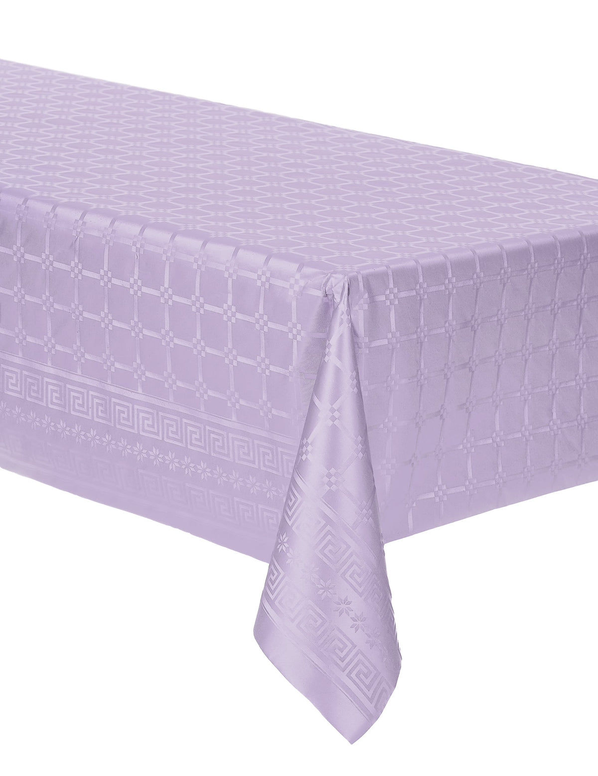 Nappe en rouleau papier damassé lilas épais