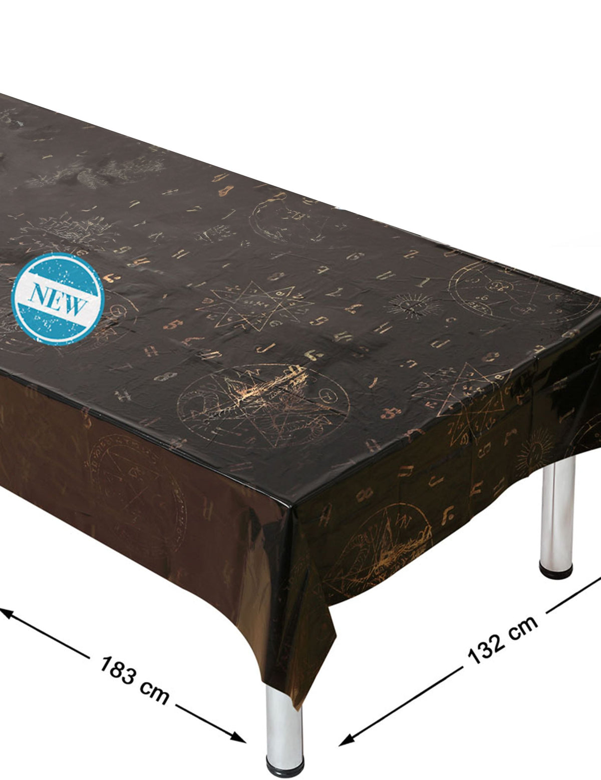 Détail des dimensions de la nappe ouija