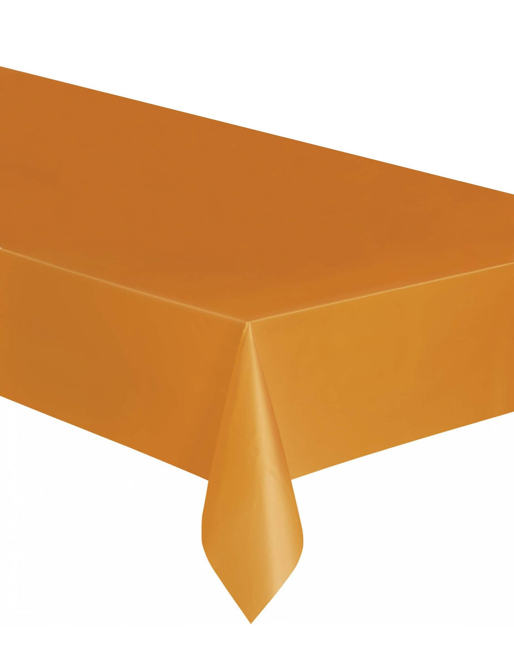 Obdĺžnikový oranžový plastový obrus