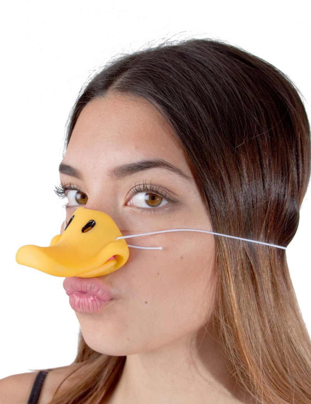 Nez de canard pour adulte jaune