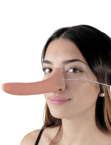 Nez long petit menteur pour adulte couleur chair