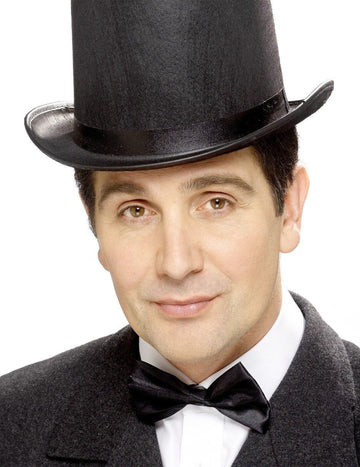 Elegantná čierna motýliková kravata pre mužov