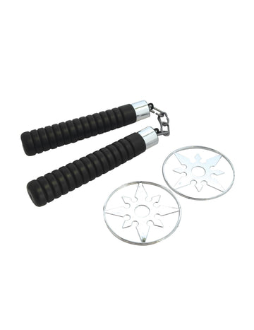 Detský Nunchaku a Shurikens v plastu