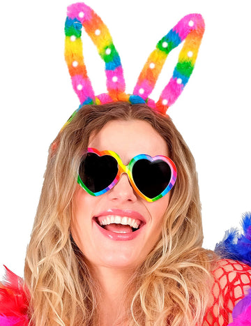 Svetlé dúhové zajačiky