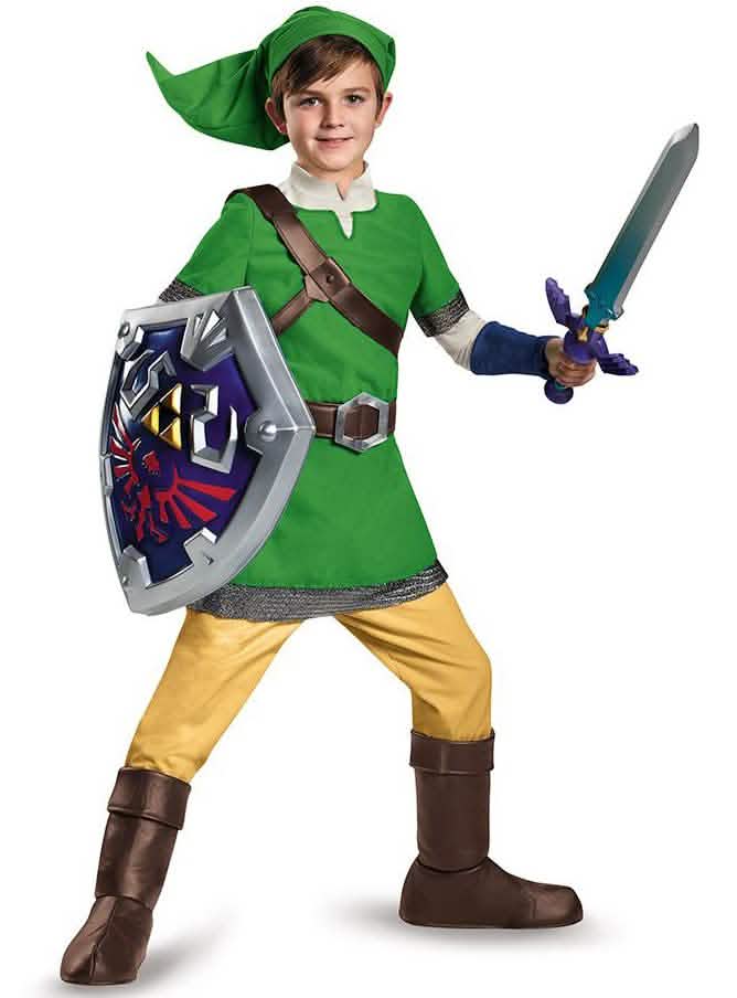 Zobrazenie balenia štít a meč Link Legend of Zelda