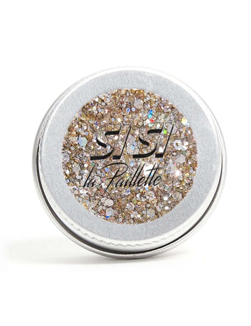 Biologicky rozložiteľný striebro -silver flitre kovová dráha - ak lesk