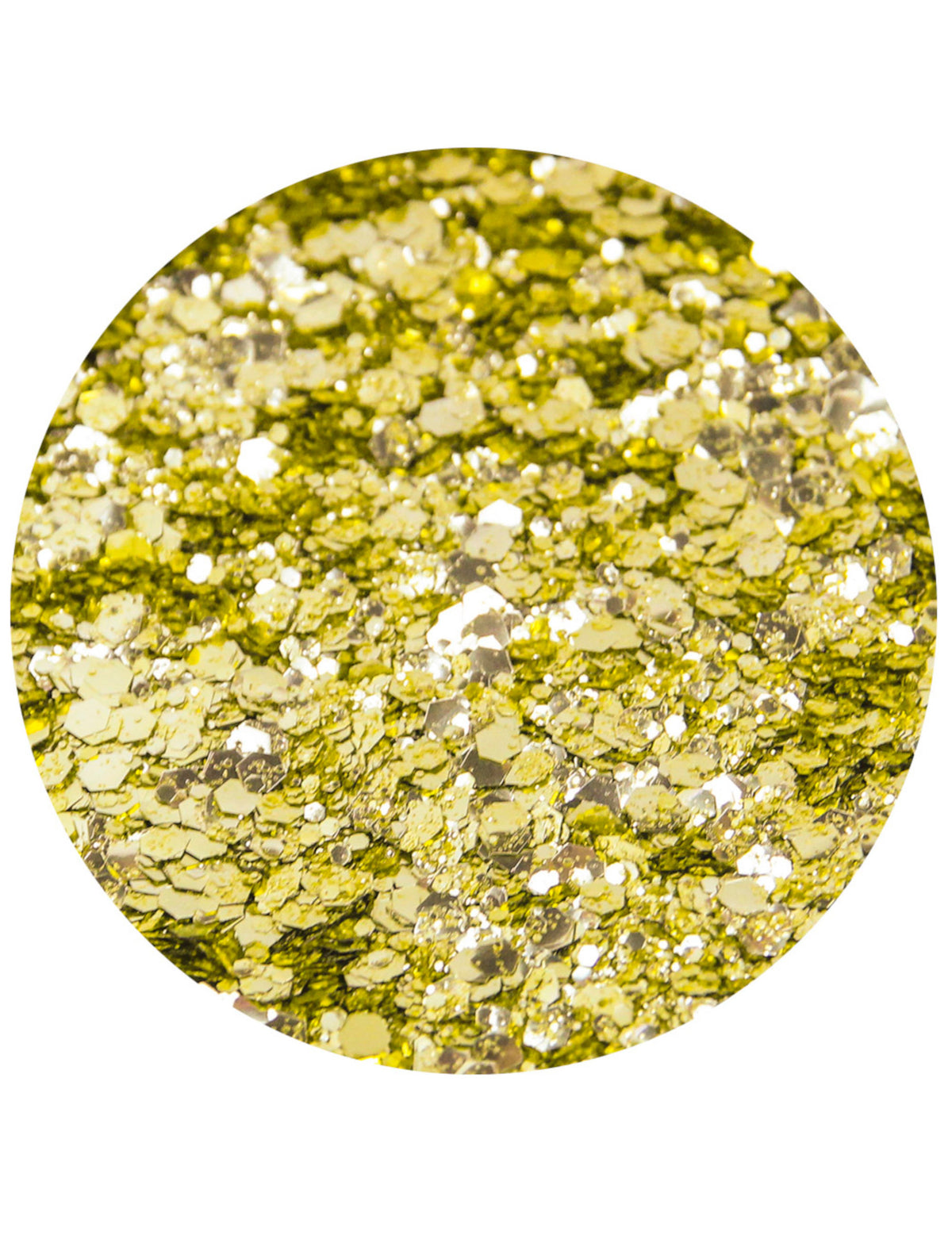 Paillettes biodégradables Parachute doré pour adulte dorées
