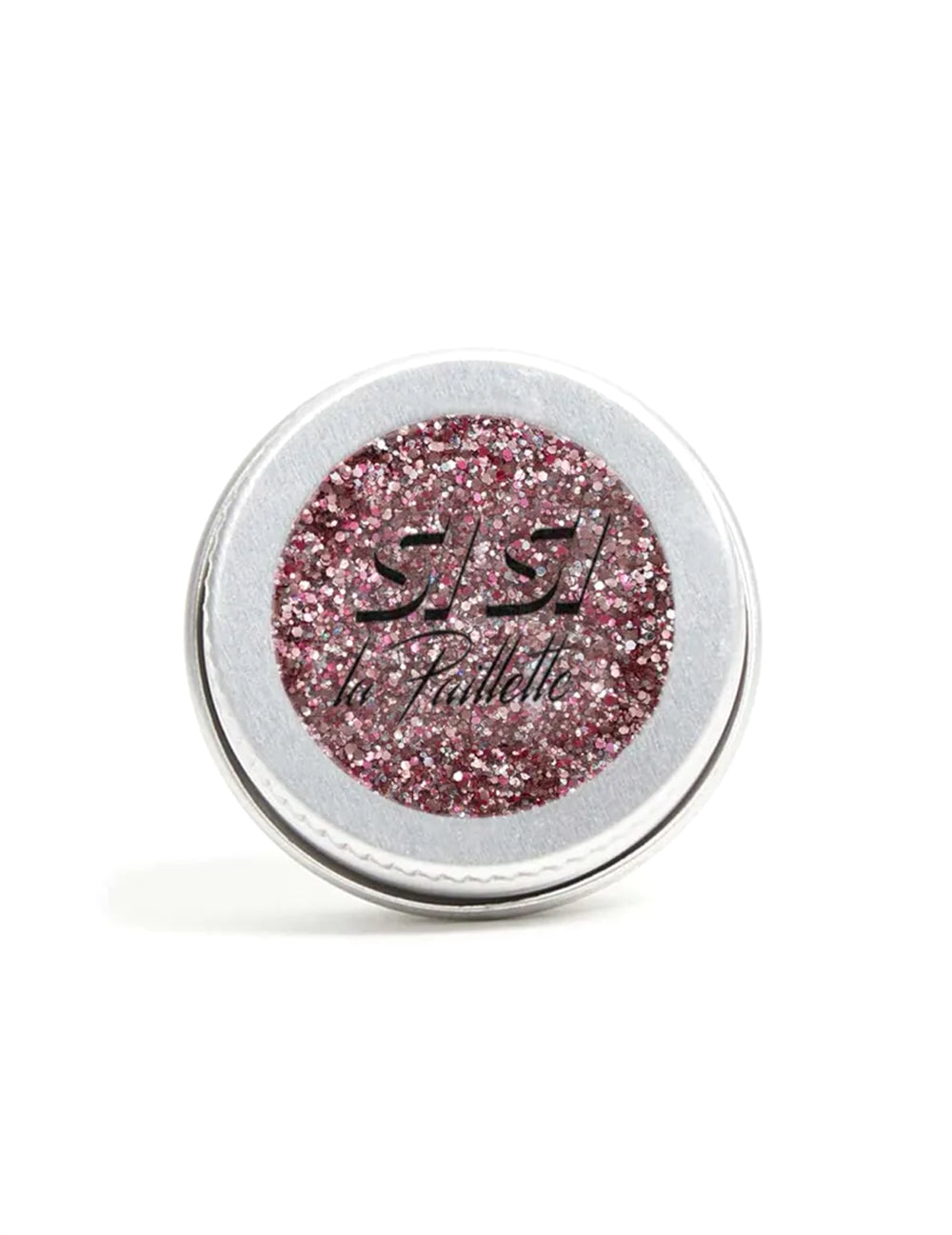 Vue de dessus du pot de paillettes biodégradables Marie Antoinette