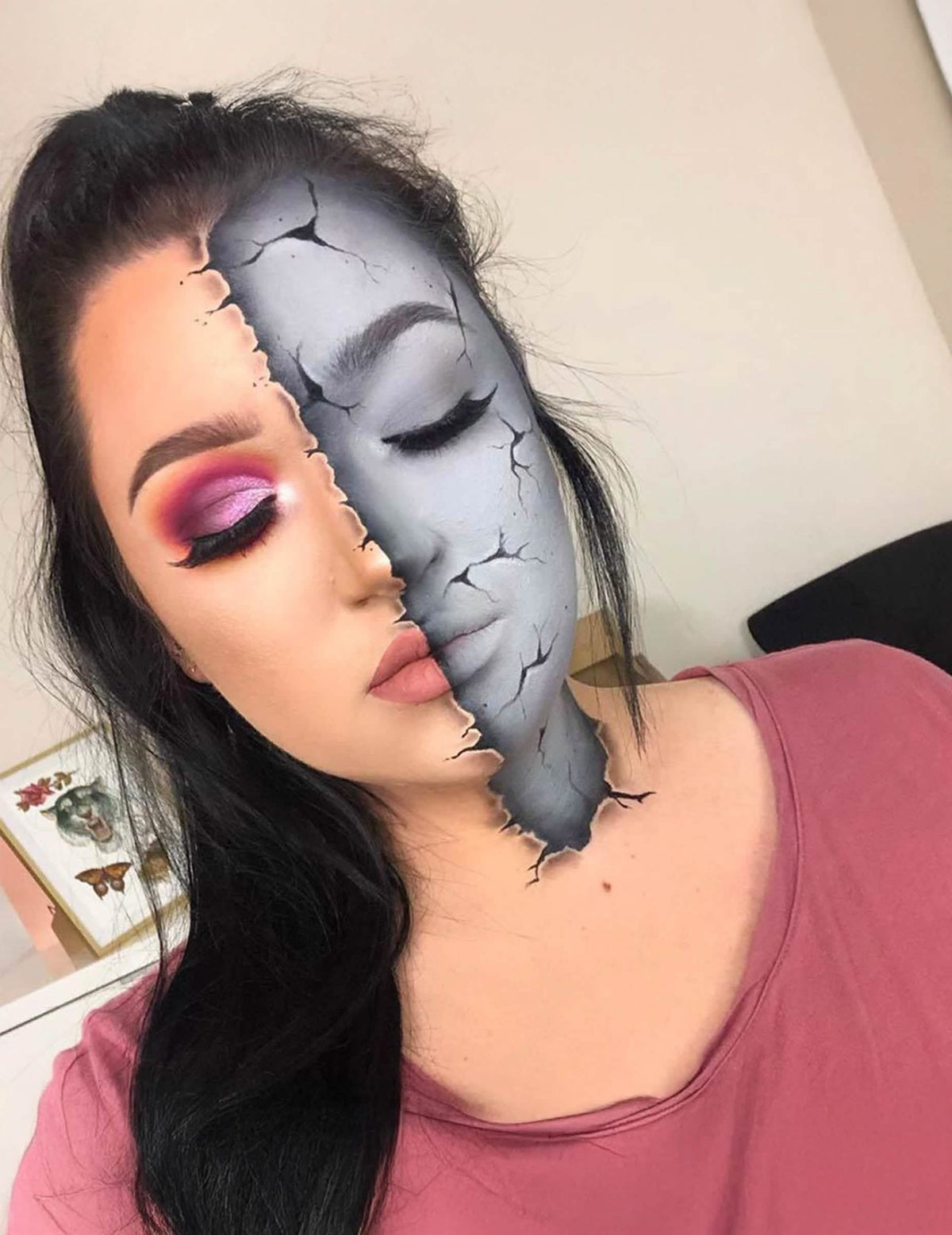 Paletka líčidiel 4 farby Halloween zombie 10 g