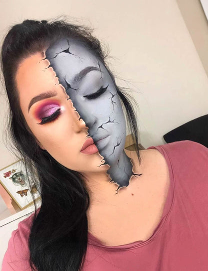 Paletka líčidiel 4 farby Halloween zombie 10 g