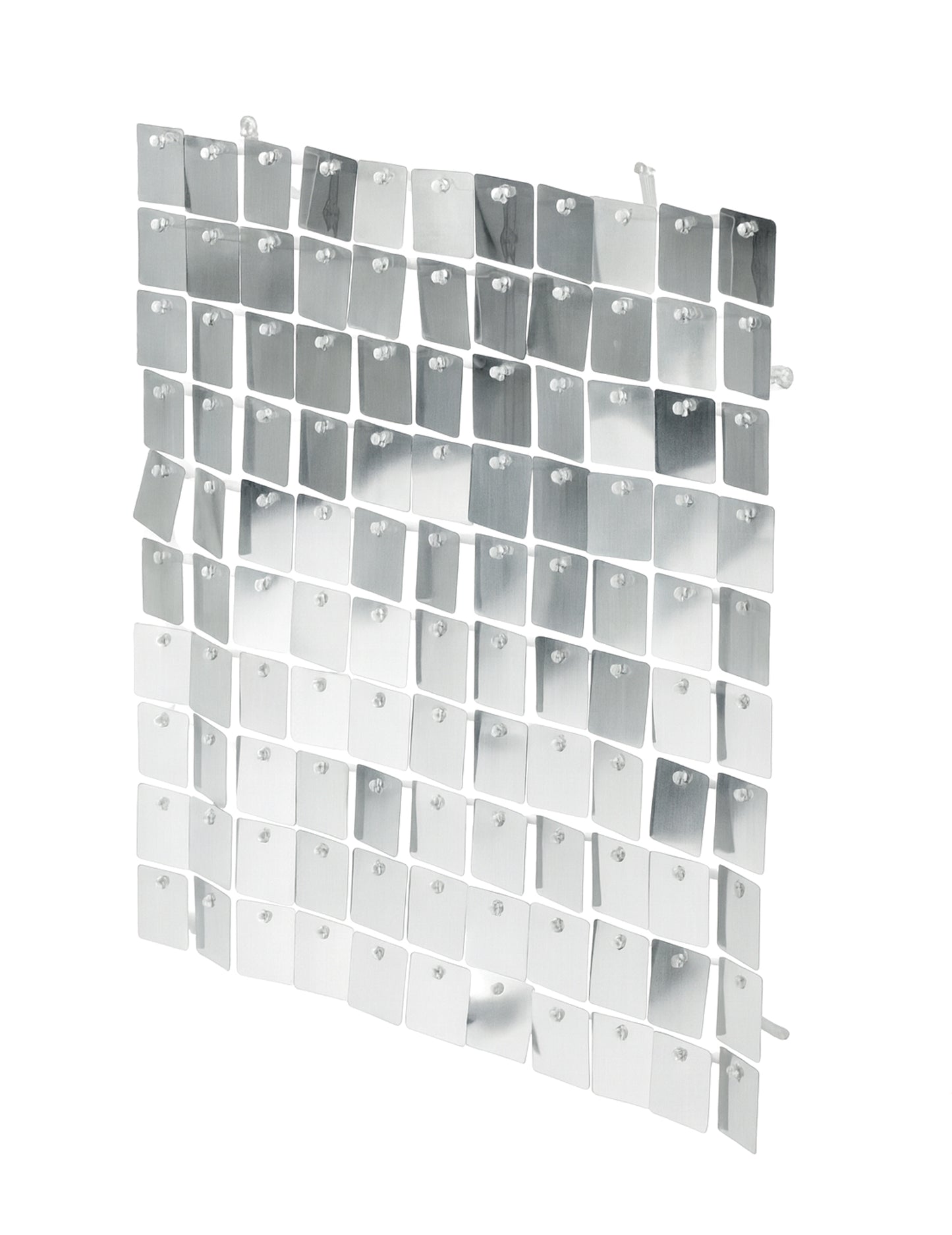 Brilantný strieborný panel 30 x 30 cm