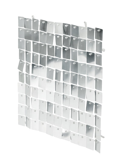 Brilantný strieborný panel 30 x 30 cm