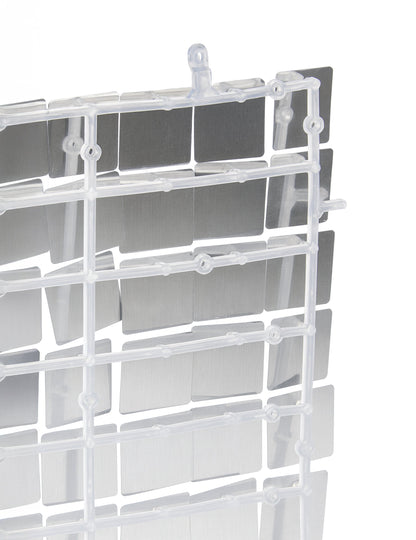 Brilantný strieborný panel 30 x 30 cm