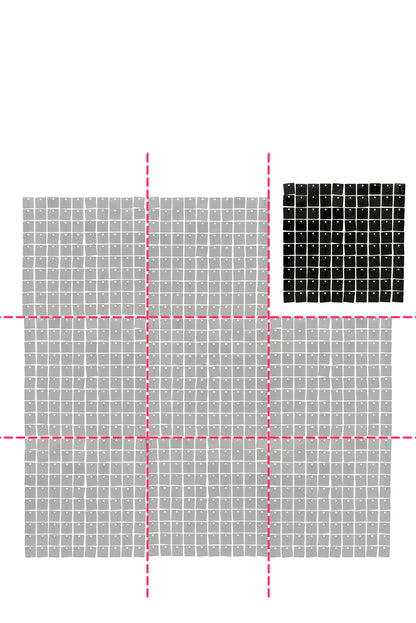 Panel lesklých čiernych pozadí 30 x 30 cm