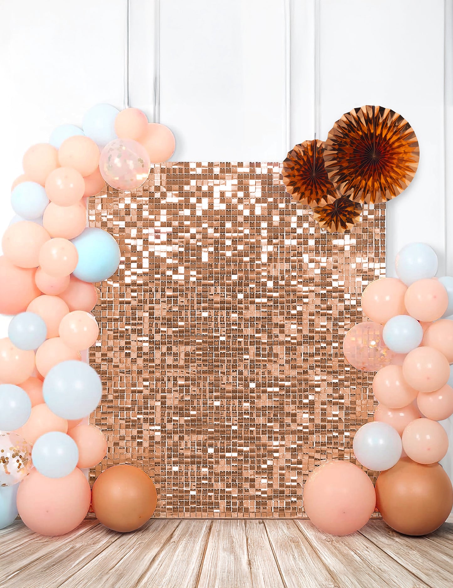 Lesklé ružové pozadie 30 x 30 cm