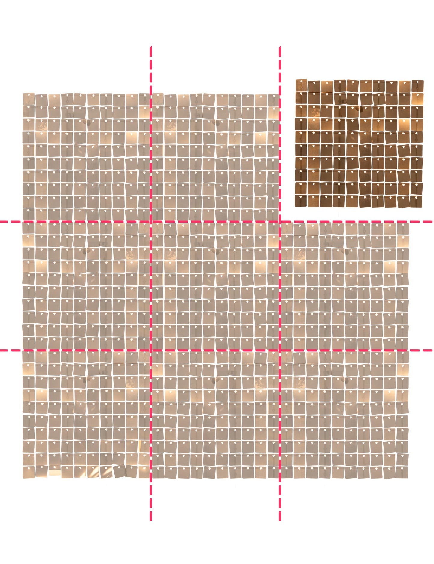 Lesklé ružové pozadie 30 x 30 cm