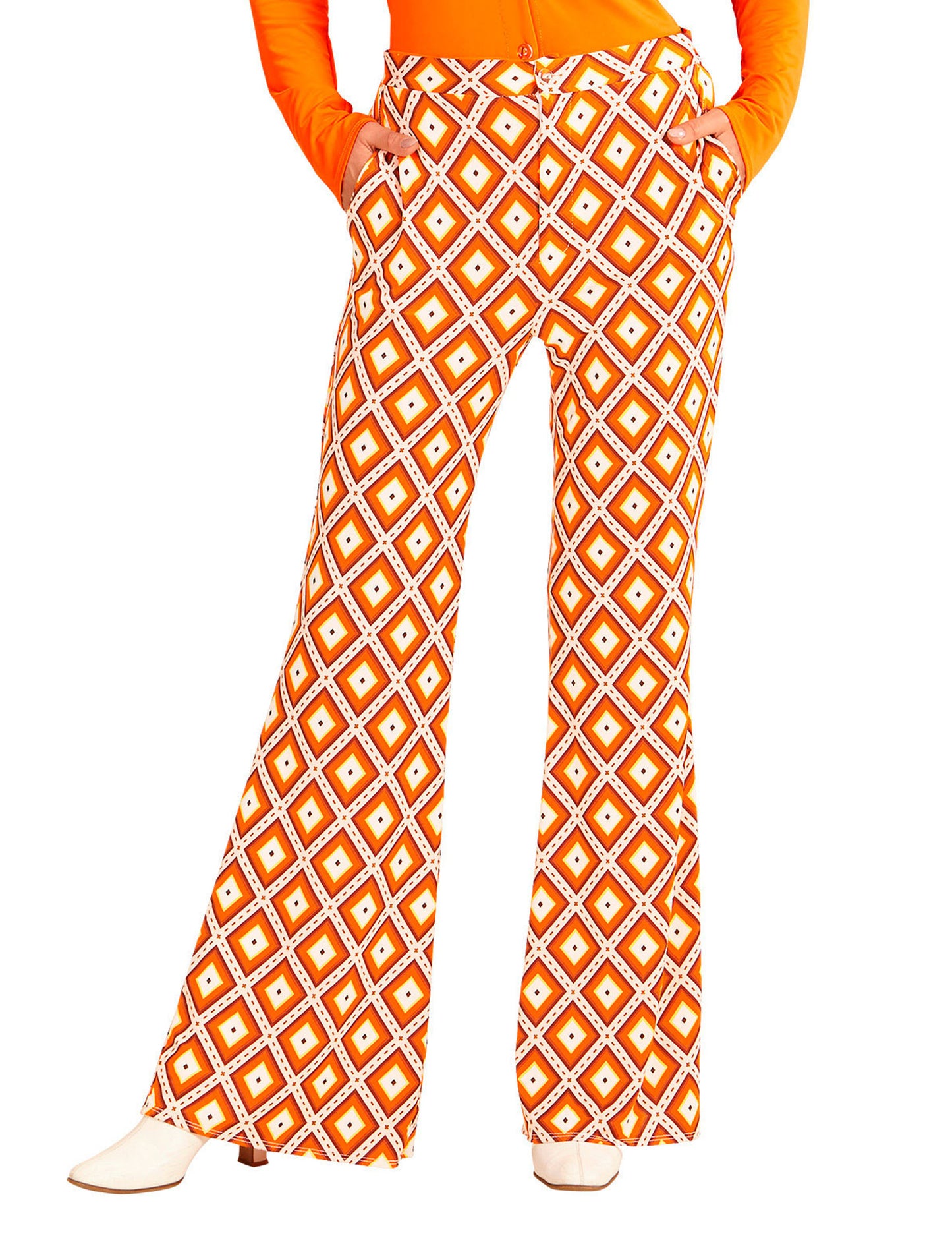 Groovy retro nohavice pre ženy zo 70. rokov 