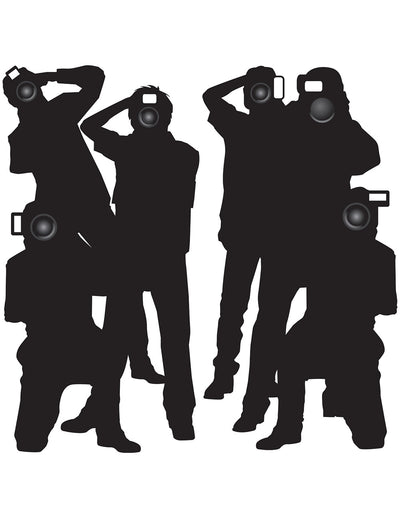 Décorations murales Paparazzi noires silhouettes