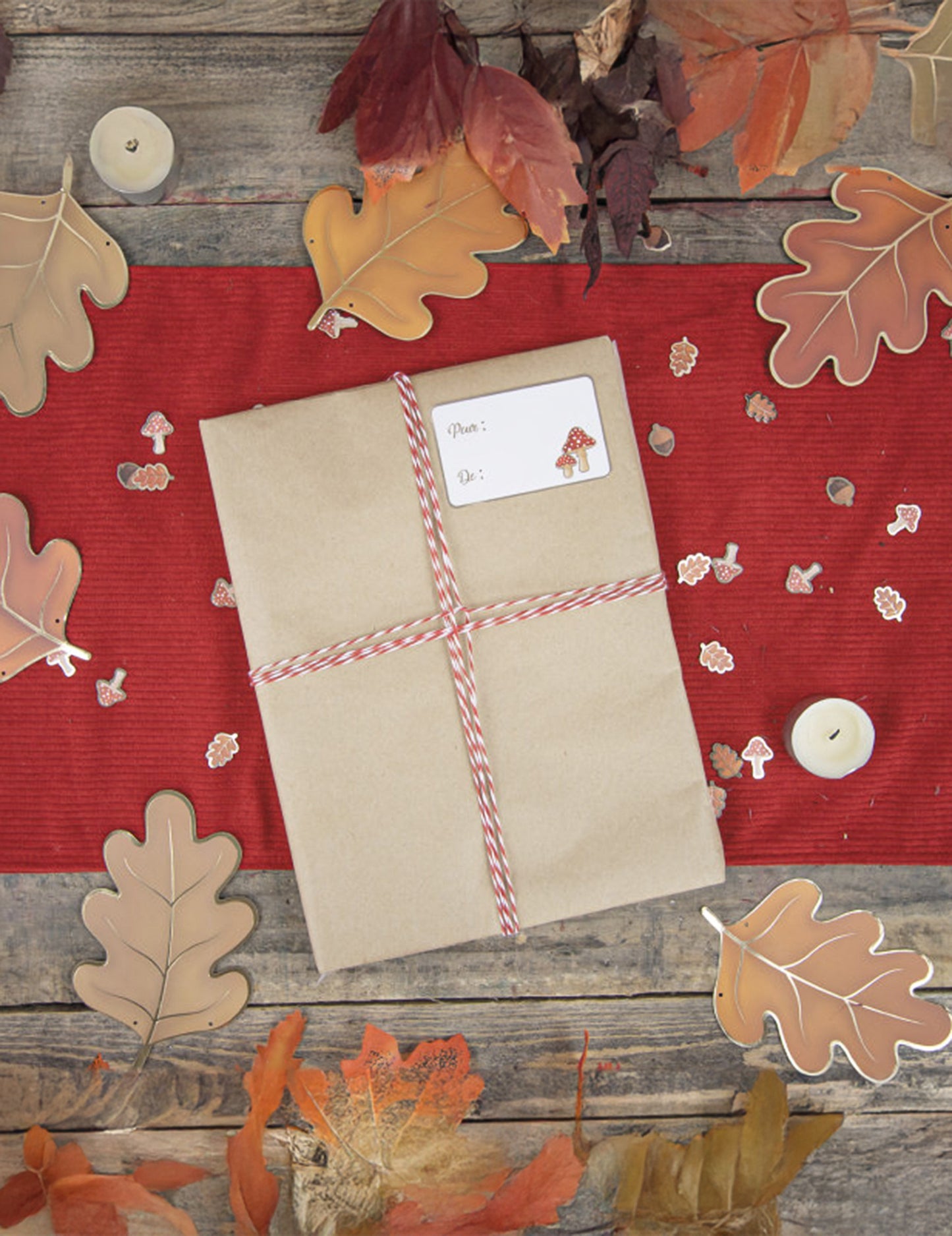 Darčekový baliaci papier Kraft 0,7 x 2 m