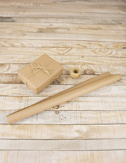 Darčekový baliaci papier Kraft 0,7 x 2 m