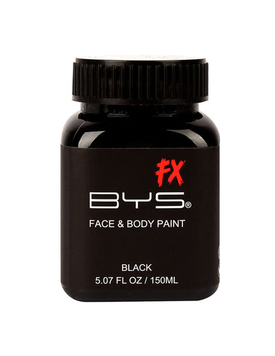 Čierna farba na tvár a telo špeciálny FX 150 ml