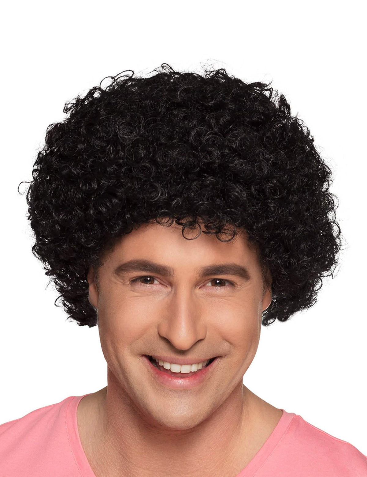 Pohľad spredu na afro parochňu pre dospelý