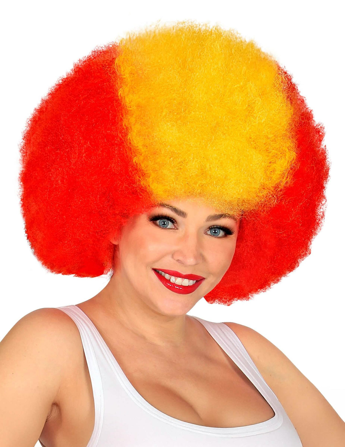 Afro parochňa fanúšika Španielska pre dospelých