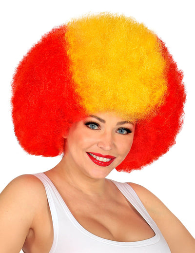 Afro parochňa fanúšika Španielska pre dospelých