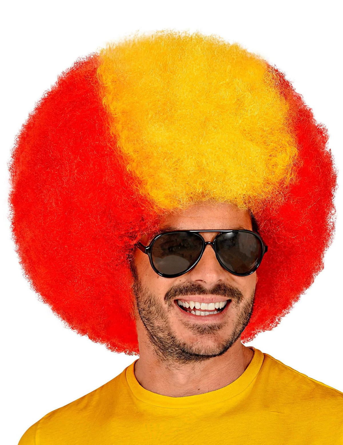 Afro parochňa fanúšika Španielska pre dospelých