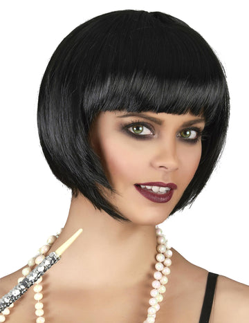 Krátke čierne parochne ženy