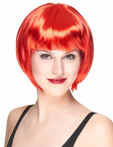 Krátka červená parochňa