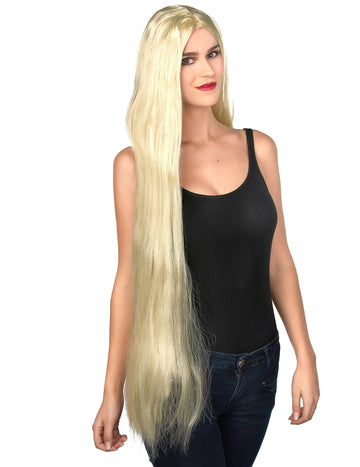 Dlhá žena Blonde parochňa